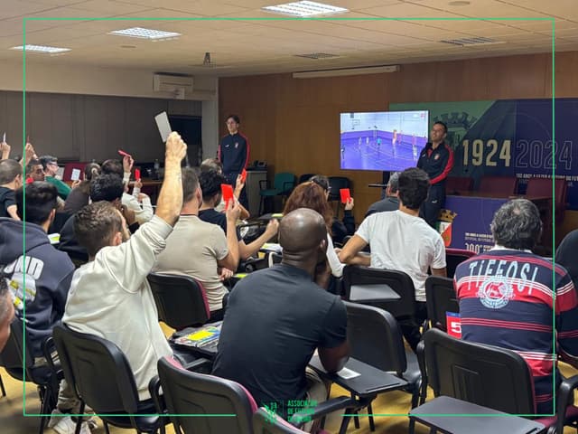 Sede da AF Aveiro acolhe ação de formação para árbitros e observadores de futsal